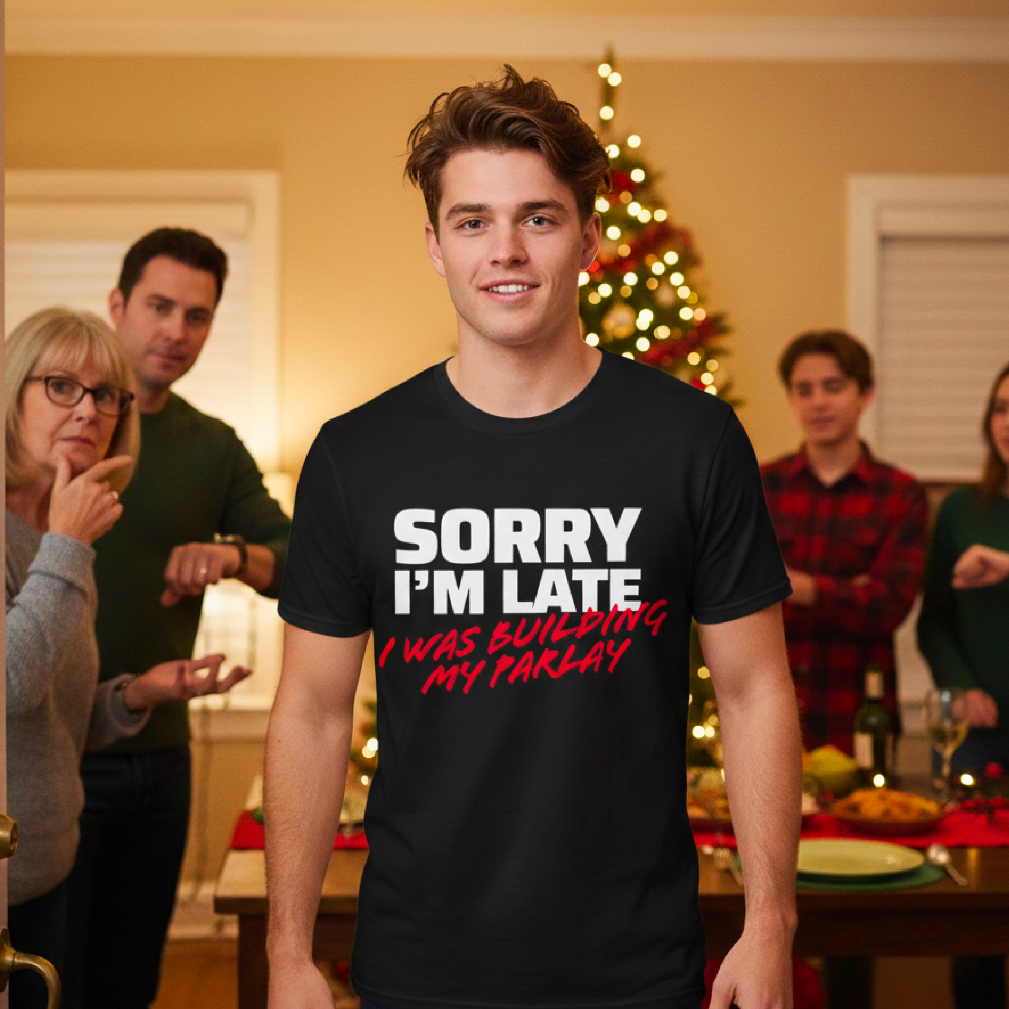 Sorry I'm Late - I Was Building My Parlay Tee